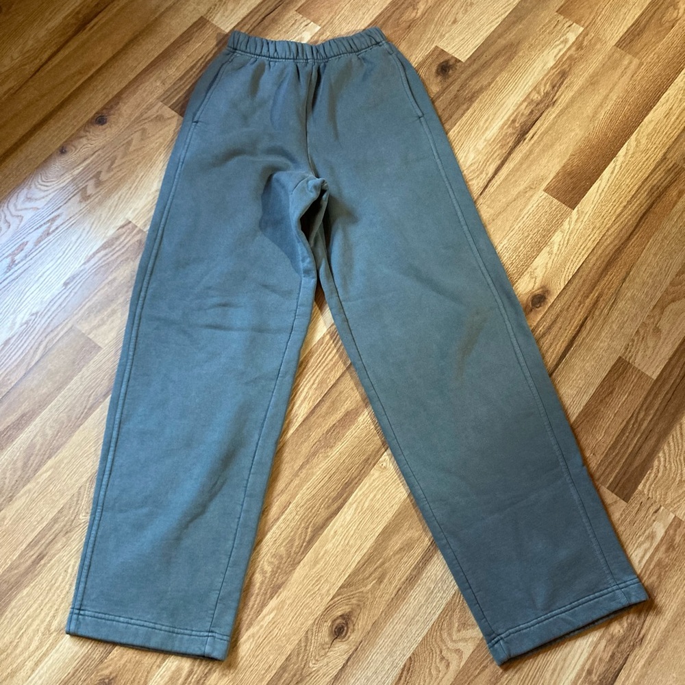 Aritiza Free Fleece Sweatpant Garment Dye Shadow Blue